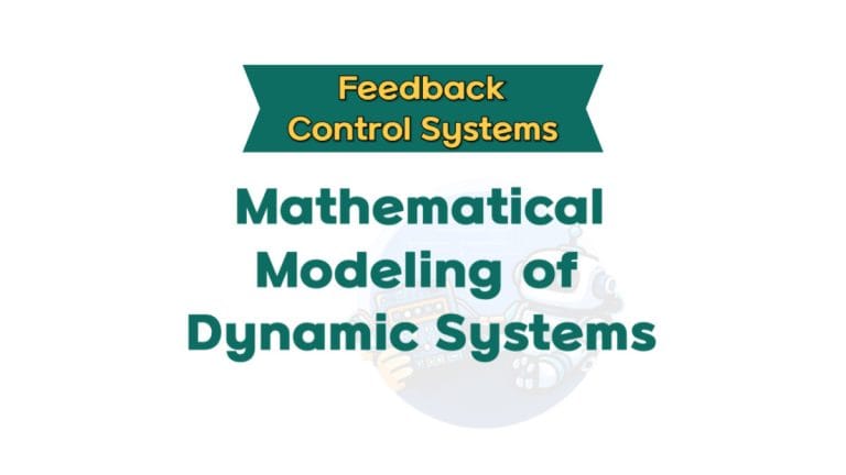 Mathematical Modeling of Dynamic Systems