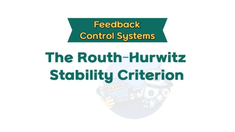 The Routh–Hurwitz  Stability Criterion