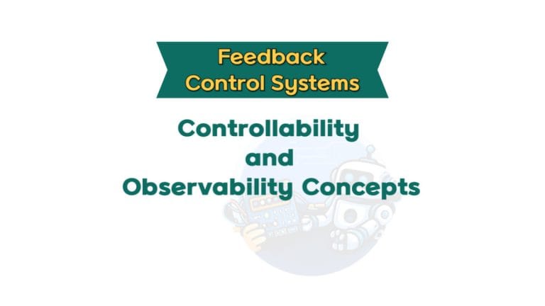 Controllability and Observability Concepts